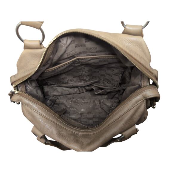 Michael kors Y2K chunky buckle duffle tan leather shoulder bag - Picture 7 of 13